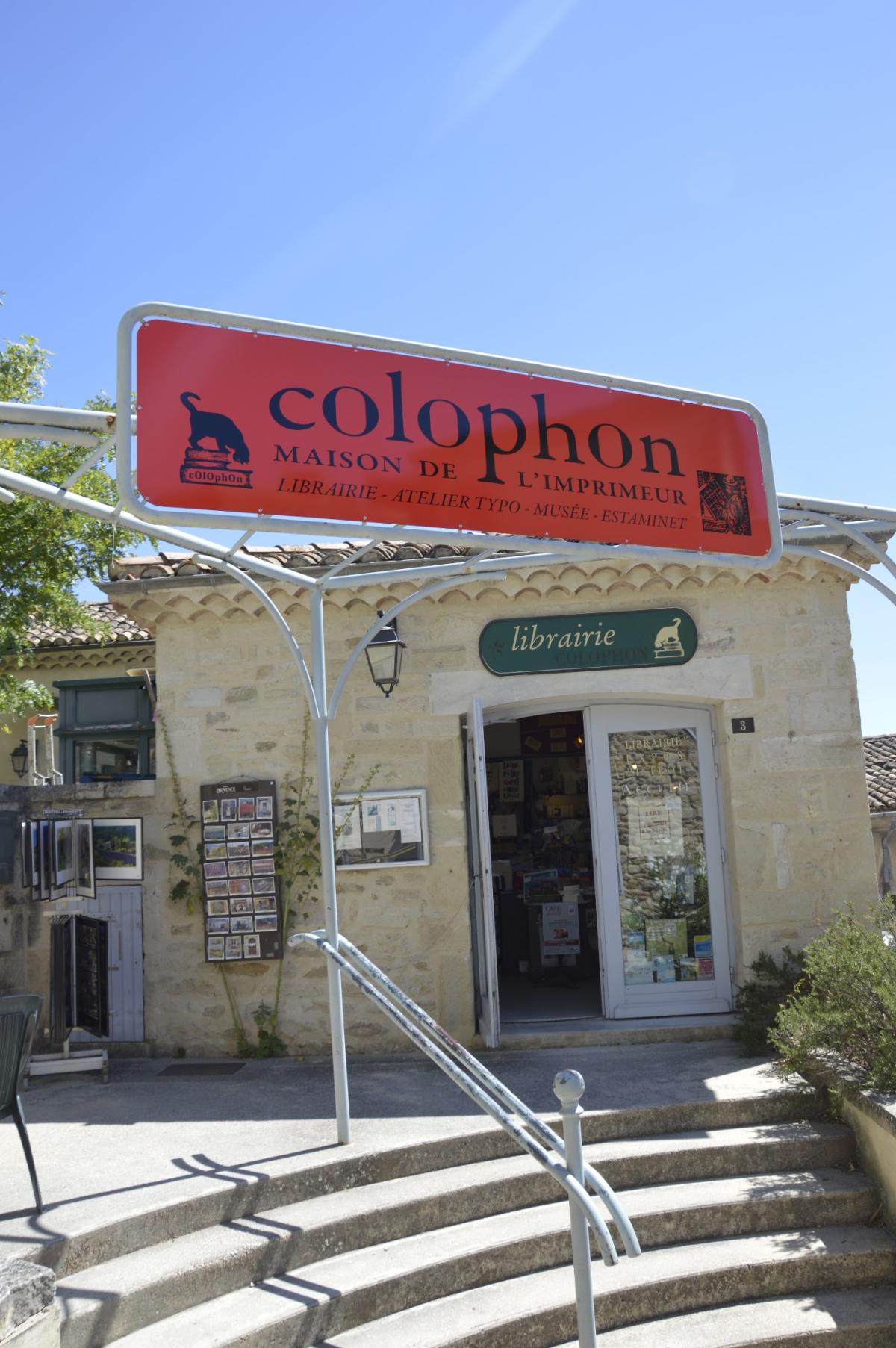Librairie-Musée Colophon, Maison de l'imprimeur - Librairie à Grignan