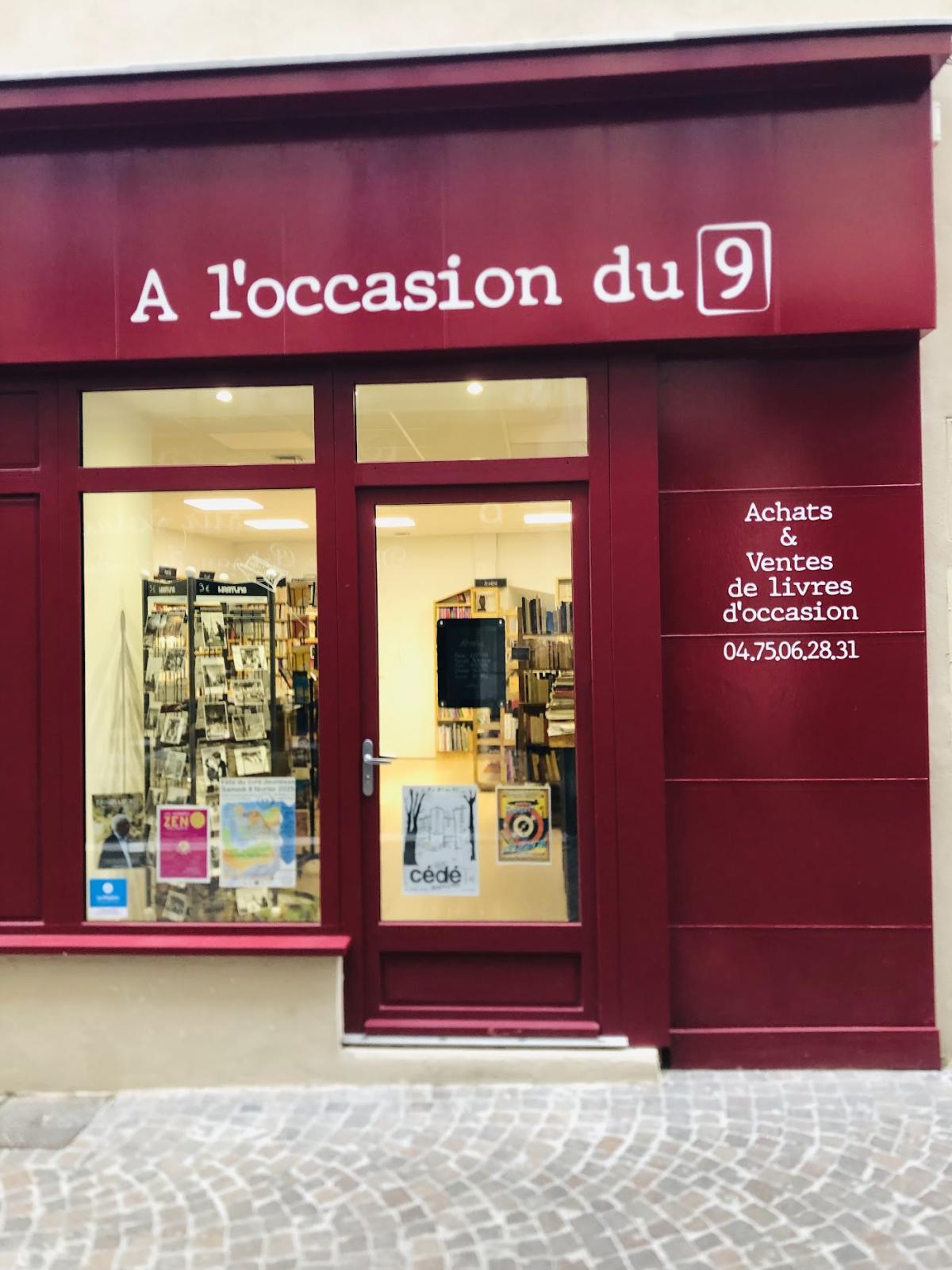 A l’occasion du 9 - Librairie à Tournon-sur-Rhône