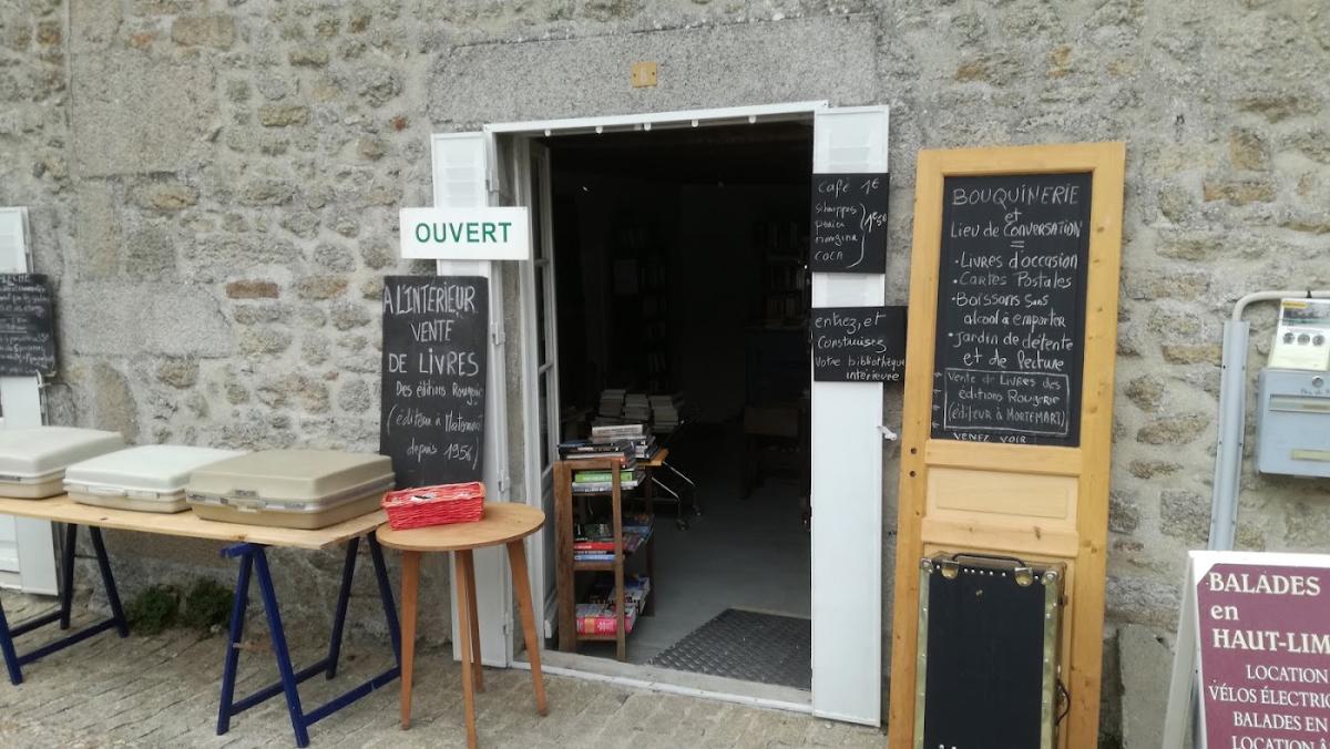 Bouquinerie et lieu de conversation - Librairie à Mortemart