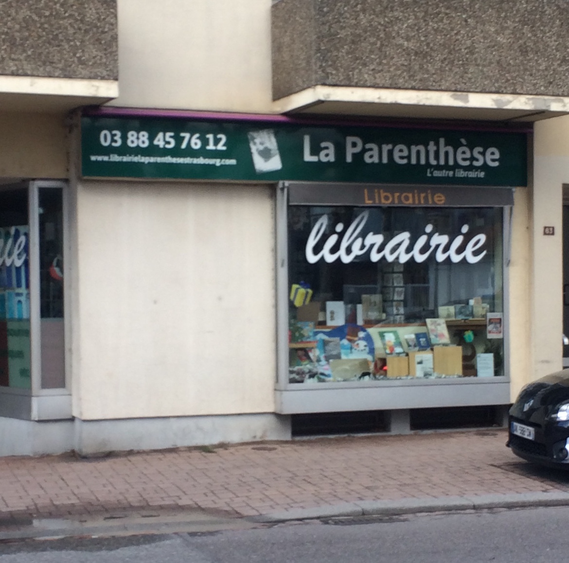 Librairie La Parenthèse Strasbourg Robertsau