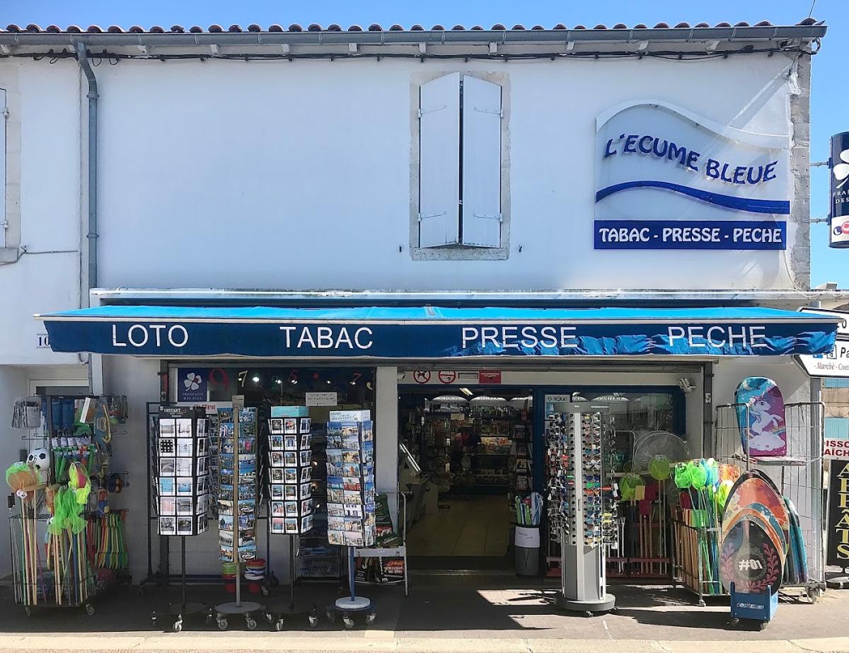 L'Écume Bleue/Chéray ”Tabac,Presse,Fdj,E- Cigarettes, CBD,Souvenirs,Pêche, Cash Back ”