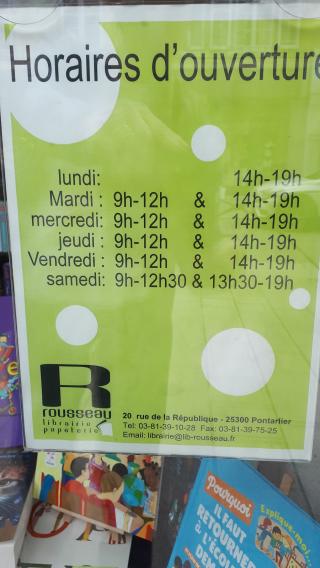 Librairie Librairie Rousseau 1