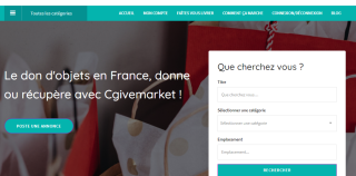 Librairie Cgivemarket, le don d'objet entre particulier 2
